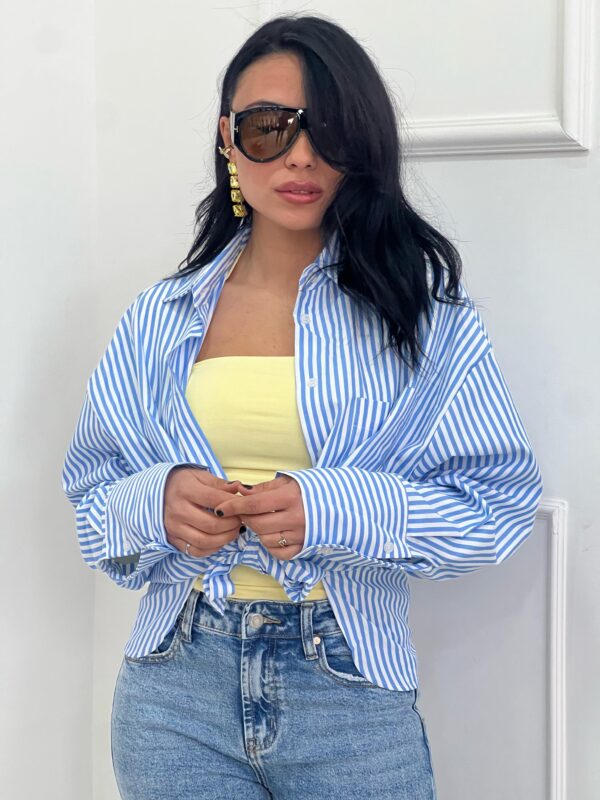 Camicia Over con Righe - immagine 2