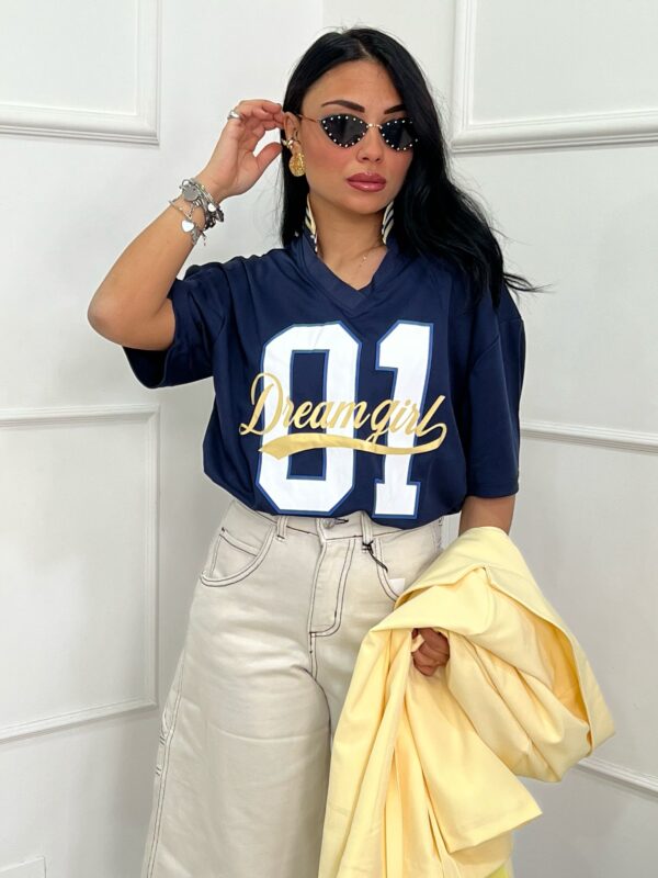 T-shirt con stampa frontale '' Dreamgirl 01'' - immagine 2